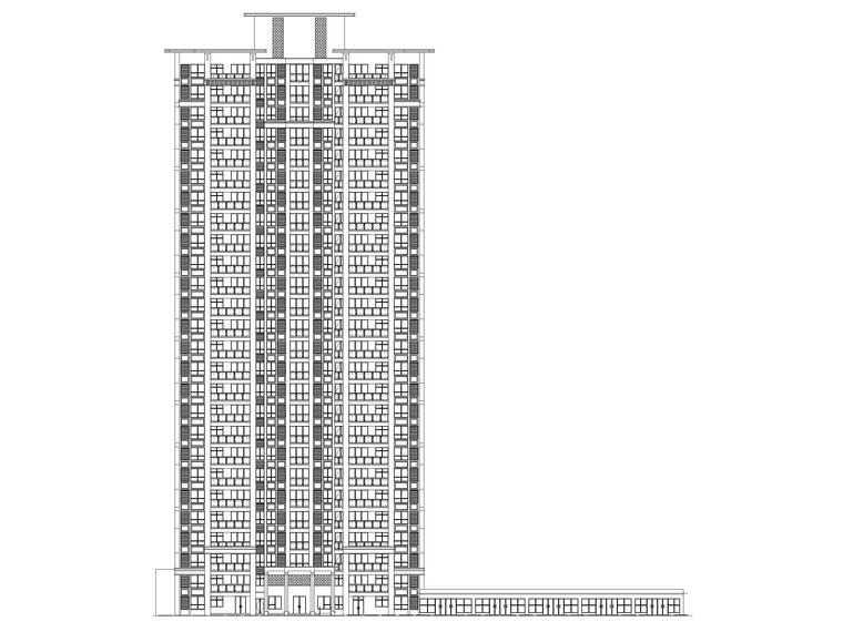 10层住宅高层施工图资料下载-总建面30万平高层住宅建筑施工图2019