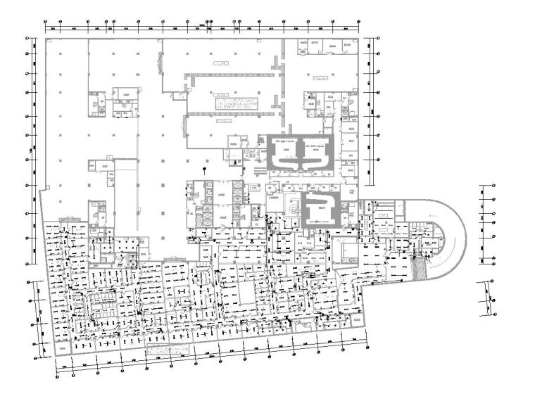 医院地下室建筑施工图资料下载-[广东]医院门诊楼地下室人防电气图纸 2020