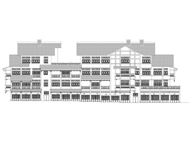 23层建施图资料下载-片区棚改单多层商业建筑施工图2019含标文