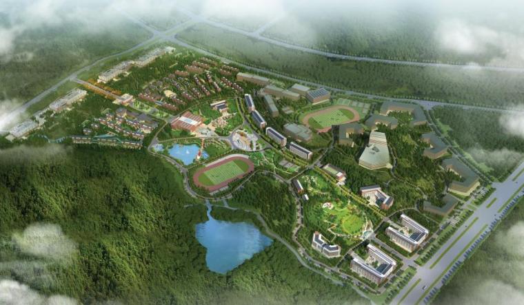 学校景观绿化设计资料下载-[辽宁]卫生学校景观设计方案