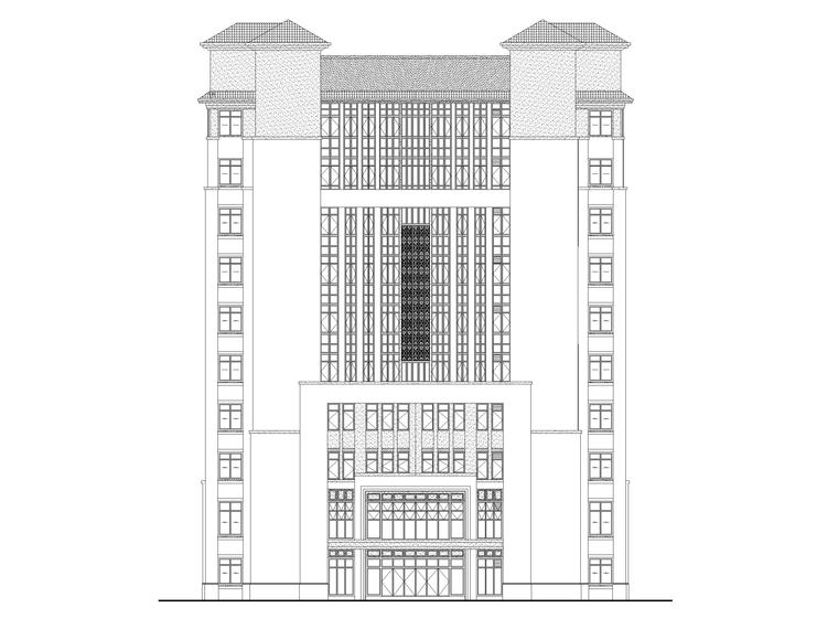 施工现场后勤保障措施资料下载-高层框架结构中医院后勤保障楼建施图纸2019