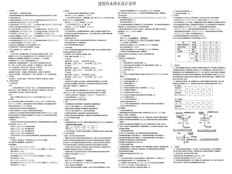 医院建筑做法说明资料下载-医院类建筑给排水设计施工说明