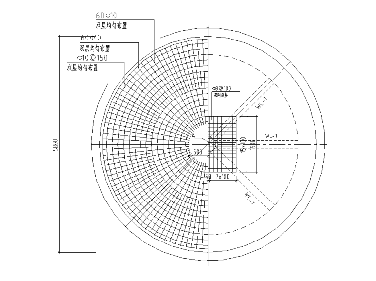 水景结构施工组织方案资料下载-[上海]流水景亭结构施工图（CAD）