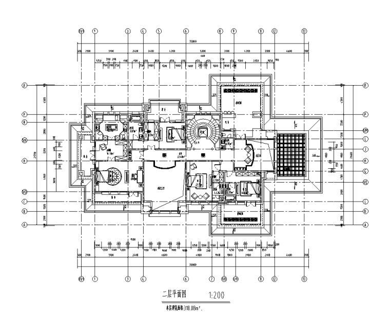 二层独栋户型图资料下载-绍兴低密度社区- 大独栋-节点户型图设计