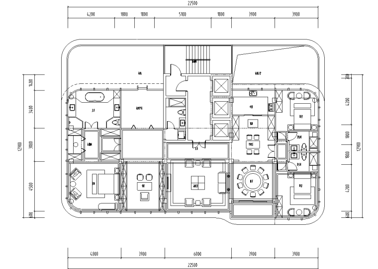 6层花园洋房户型图资料下载-绍兴低密度社区- 户型图汇总