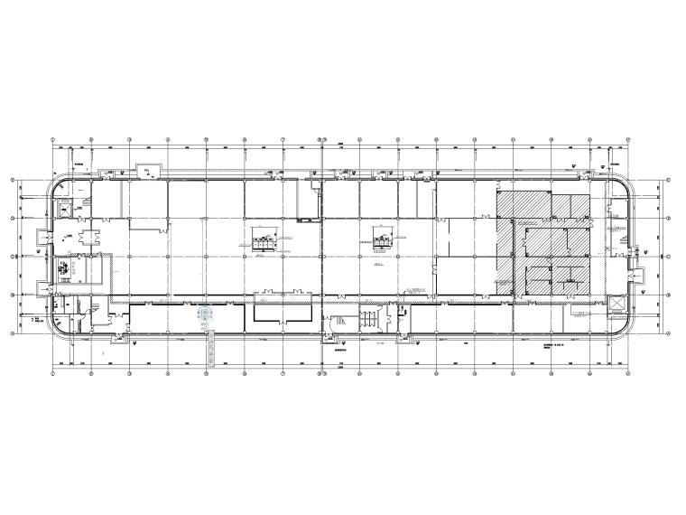 [贵州]三层茶叶工艺厂房电气施工图 2018-4弱电桥架平面图