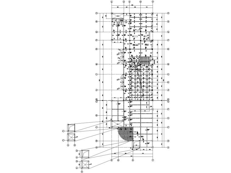 4层施工图纸资料下载-[广州]4层框架结构教学楼结构施工图2020