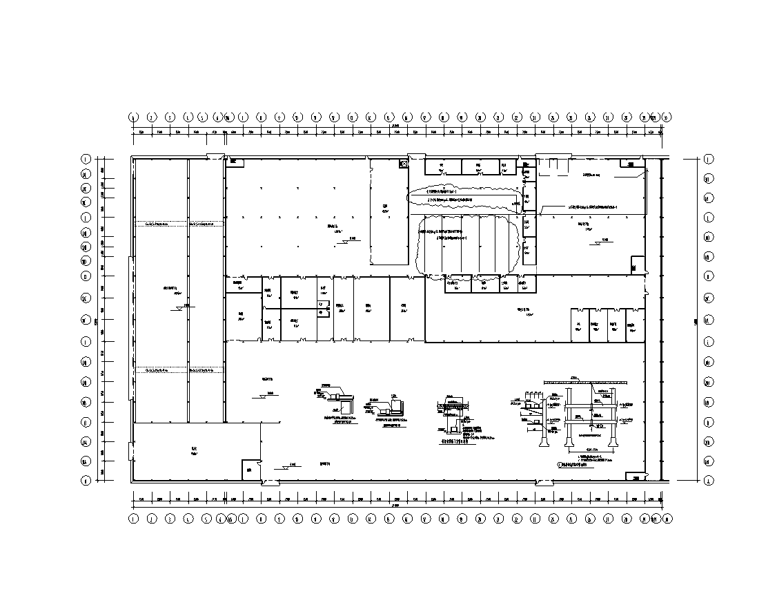 [分享]建筑平面图5000平米资料下载