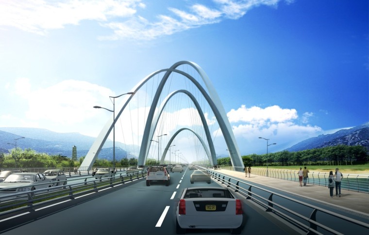 建筑方案构思方法资料下载-公路景观大桥方案构思及设计（图文并茂）