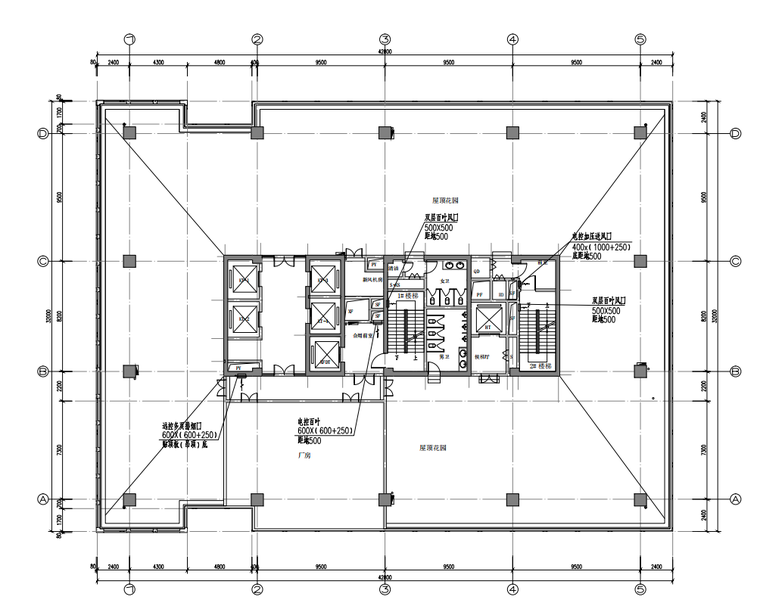 绿建图纸节地资料下载-深圳高层研发办公楼全专业图纸（含绿建）