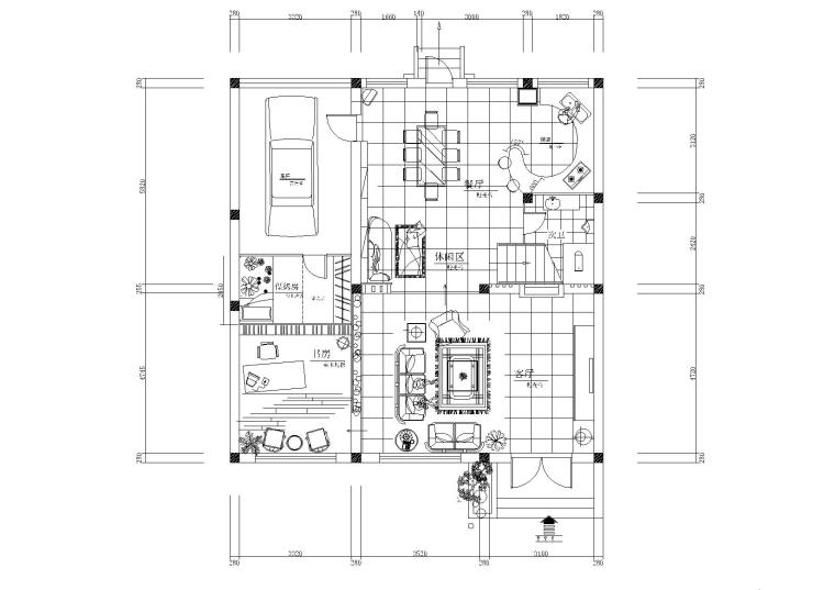 建筑施工图洛阳资料下载-[河南]洛阳国宝花园某别墅室内装修施工图