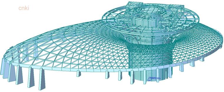 激光法沉管测量定位资料下载-浙江佛学院二期工程龙华法堂钢结构设计