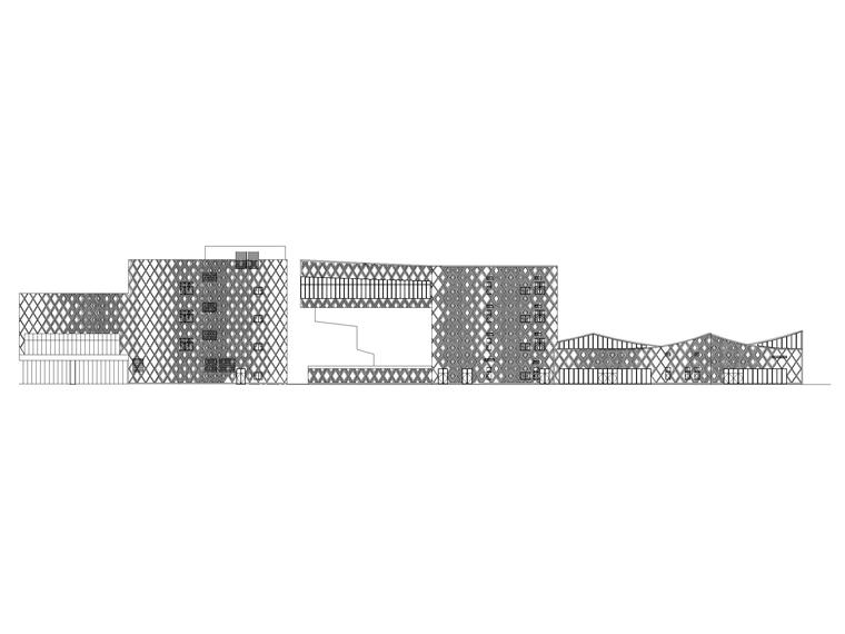 四层框架结构厂建筑施工图资料下载-[贵州]四层框架结构博物馆建筑施工图2018