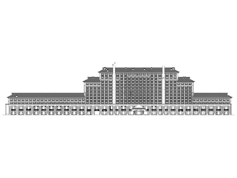 老人照料设施建筑施工图资料下载-湿地旅游设施副楼建筑施工图2018