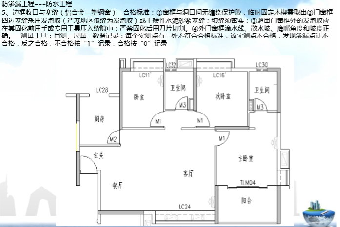 知名建筑企业产品质量实测操作指引（图文）-防渗漏工程---防水工程