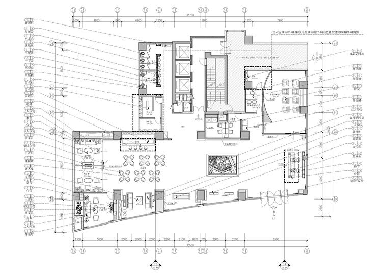 装修设计措施资料下载-[广东]​河源现代售楼处室内装修设计施工图