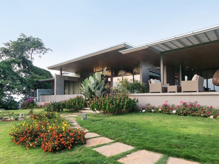 印度小山上的家