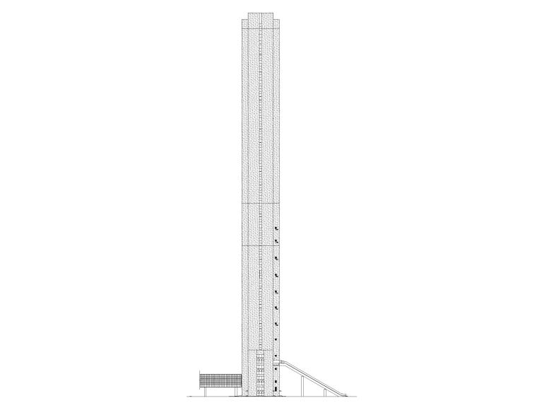 招标文件建筑施工图资料下载-电梯试验塔建筑施工图2018含招标文件