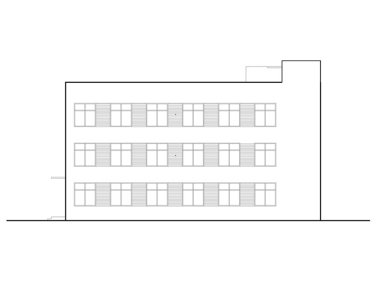 油库仓库建筑施工图资料下载-多层框架结构茶厂仓库及附属建筑施工图2019