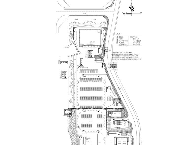 道路指路标志版面设计资料下载-铁路口岸检疫处理中心标线含勘察招标文件