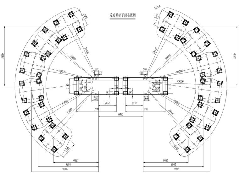 水泥拌合站基础施工图资料下载-HSZ180型拌合站结构施工图2017(CAD)