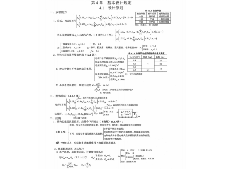 砌体和木结构设计应试手册PDF（共89页）-基本设计规定