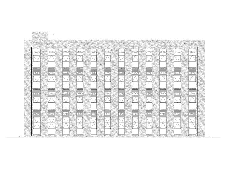 饭店框架结构建筑施工图资料下载-多层框架结构厂房建筑施工图