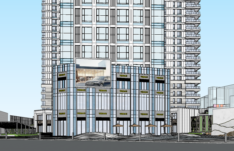 高层住宅酒店公寓总体模型资料下载-知名企业公寓+超高层住宅建筑模型设计