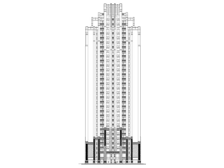 8住宅楼结构图资料下载-[云南]滨江6~8栋超高层住宅楼建筑施工图