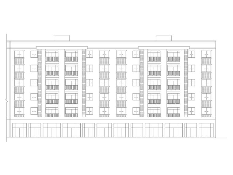 安置房建筑cad资料下载-片区拆迁多层框剪安置房建筑施工图2019