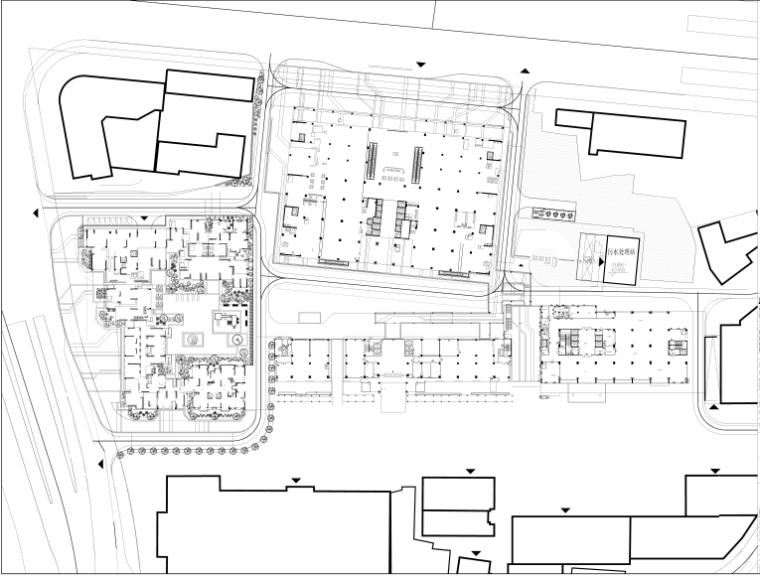 人民医院整体扩建施工图园林及围墙-绿化施工图