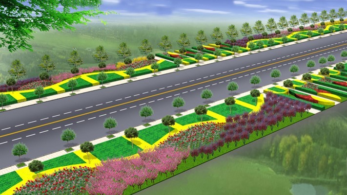 城市道路绿化规划设计资料下载-城市道路绿化景观设计规划（ppt）
