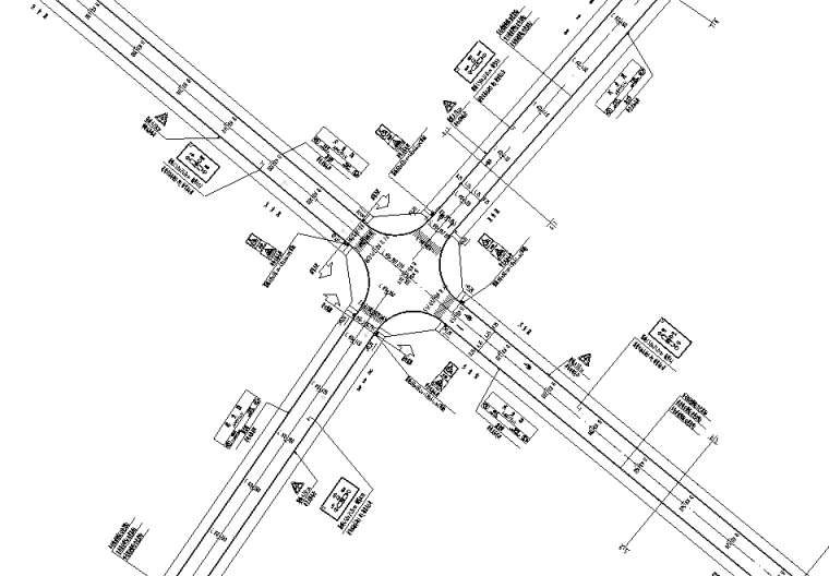 道路交通工程通用图资料下载-新建道路交通工程图纸_预算表_招标文件2020