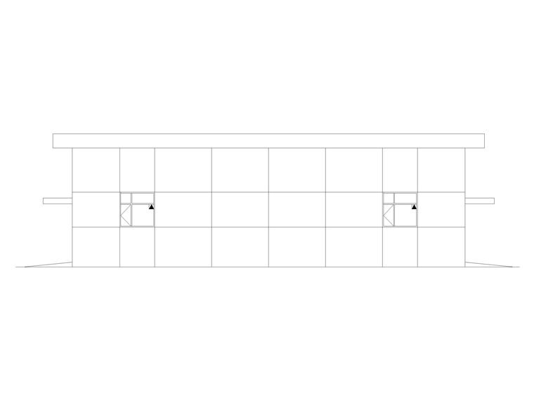 油库仓库建筑施工图资料下载-单层框架结构辅料仓库改造建筑施工图2020