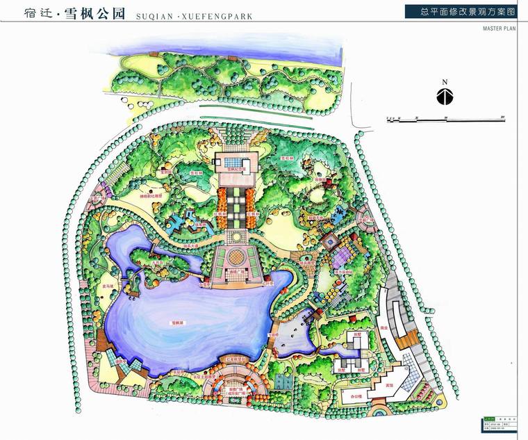 jpg 图纸张数:65张 景观设施:平台栈道汀步,水景设计 jaw雪枫公园景观
