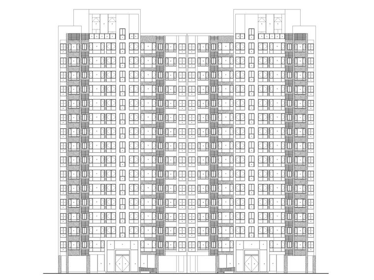 住宅楼图纸pdf资料下载-[海南]三亚高层剪力墙结构1~3#号住宅楼图纸