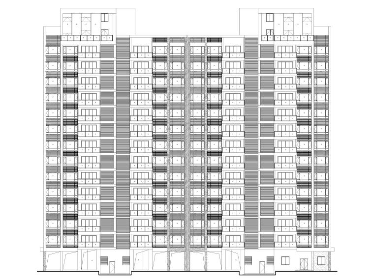 住宅楼图纸pdf资料下载-[海南]三亚高层剪力墙结构4,5#号住宅楼图纸