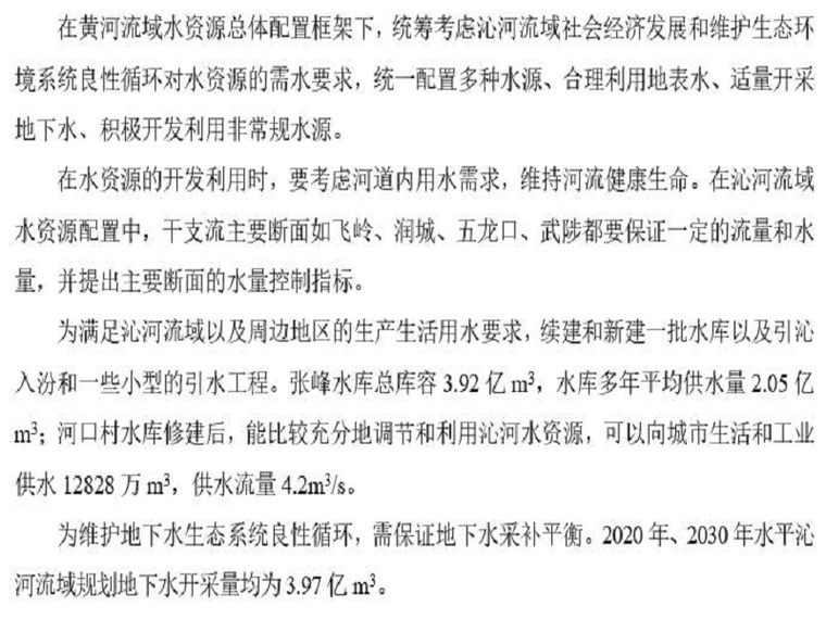 水资源的开发利用资料下载-流域水资源开发利用规划