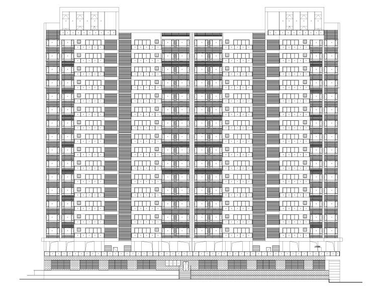 住宅楼机电资料下载-[海南]三亚高层剪力墙结构6#号住宅楼施工图