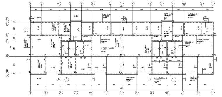 住宅框架结构图施工图资料下载-六层带阁楼住宅异形柱框架结构施工图CAD