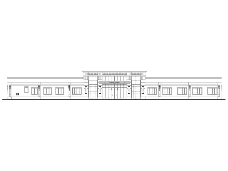 重庆农贸市场建筑施工图资料下载-重庆隧道工程管理用房变电所建筑施工图2020