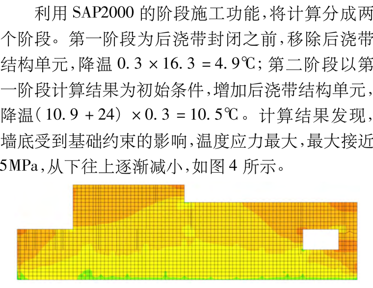 超长混凝土基础底板温度资料下载-地上超长混凝土墙收缩与温度应力控制