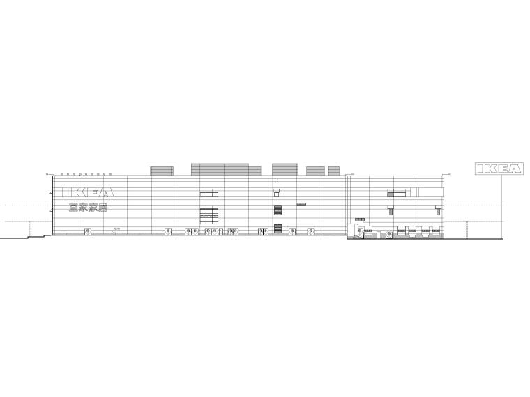 地下商场建筑图纸资料下载-[广东]宜家商场建筑工程项目全套施工图