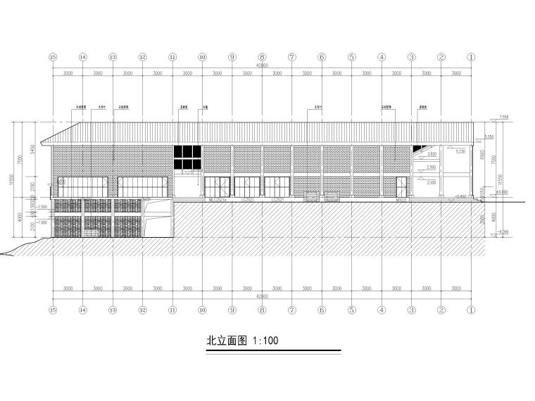 非物质文化遗产传承中心项目建筑含招标文件-立面图2