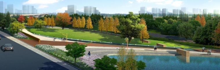 城市人文的景观大道资料下载-[江苏]南通城市景观大道两侧景观绿化方案