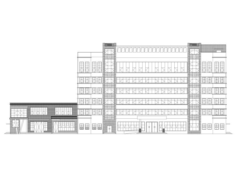 cad交通建筑资料下载-智能交通信息化产业基地办公建筑施工图2020