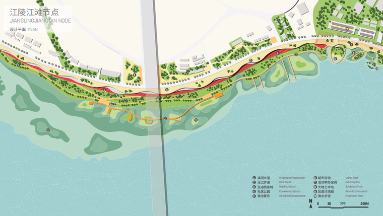江陵江滩节点平面图4