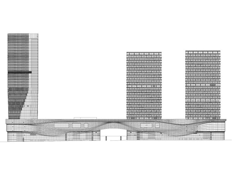 长春巨城国际商业项目资料下载-​[吉林]长春国际商业综合体建筑工程施工图