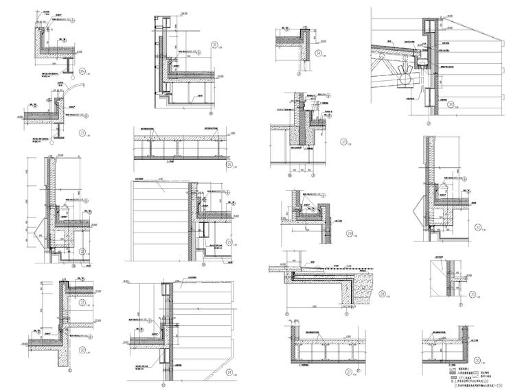 ​[吉林]长春国际商业综合体建筑工程施工图-节点大样详图