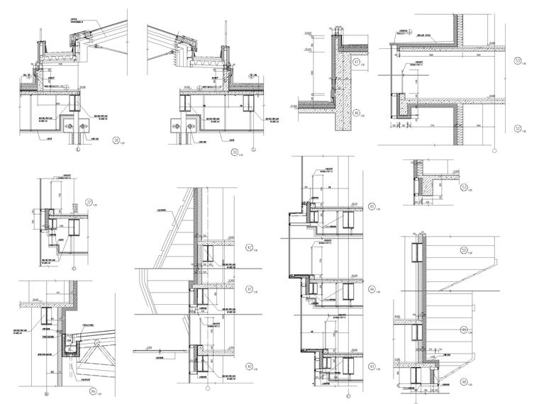 ​[吉林]长春国际商业综合体建筑工程施工图-节点大样详图2